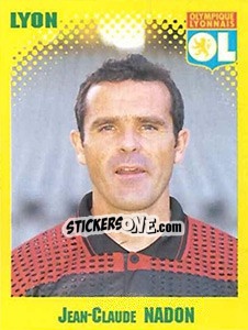 Sticker Jean-Claude Nadon - FOOT 1997-1998 n. 165 - Panini