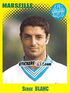 Figurina Serge Blanc - FOOT 1997-1998 - Panini