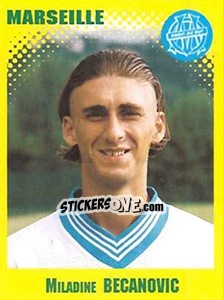 Sticker Miladine Becanovic - FOOT 1997-1998 - Panini