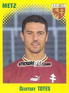 Sticker Geoffray Toyes - FOOT 1997-1998 n. 204 - Panini