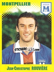 Sticker Jean-Christophe Rouviere - FOOT 1997-1998 - Panini