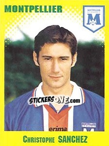 Figurina Christophe Sanchez - FOOT 1997-1998 - Panini