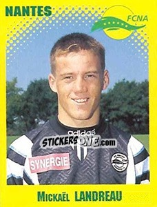 Sticker Mickael Landreau - FOOT 1997-1998 - Panini