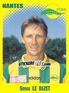 Cromo Serge Le Dizet - FOOT 1997-1998 - Panini