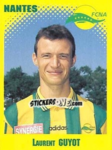 Figurina Laurent Guyot - FOOT 1997-1998 - Panini