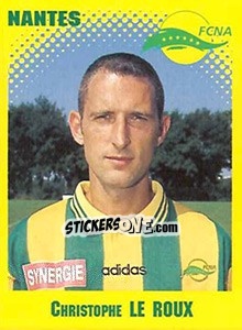 Sticker Christophe Le Roux - FOOT 1997-1998 - Panini