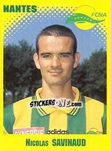 Sticker Nicolas Savinaud - FOOT 1997-1998 - Panini