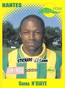 Sticker Samba N'Diaye - FOOT 1997-1998 - Panini