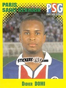 Figurina Didier Domi - FOOT 1997-1998 - Panini