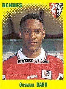 Sticker Ousmane Dabo - FOOT 1997-1998 - Panini