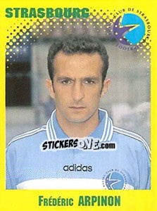 Sticker Frederic Arpinon - FOOT 1997-1998 n. 315 - Panini