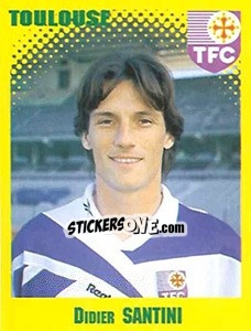 Cromo Didier Santini - FOOT 1997-1998 n. 328 - Panini