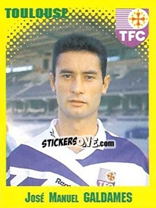 Sticker Jose Manuel Galdames - FOOT 1997-1998 - Panini