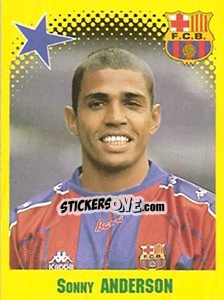 Cromo Sonny Anderson - FOOT 1997-1998 n. 413 - Panini