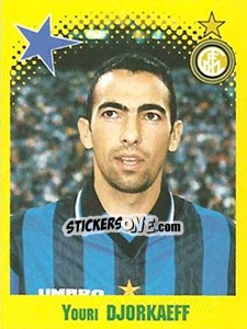 Sticker Youri Djorkaeff - FOOT 1997-1998 - Panini