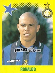 Sticker Ronaldo - FOOT 1997-1998 - Panini