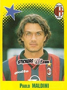 Sticker Paolo Maldini - FOOT 1997-1998 n. 442 - Panini