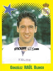 Figurina Gonzalez Raul Blanco - FOOT 1997-1998 - Panini