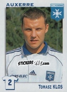 Sticker Tomasz Klos - FOOT 1999-2000 n. 10 - Panini