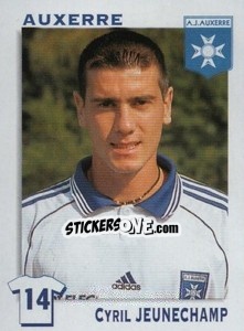 Sticker Cyril Jeunechamp - FOOT 1999-2000 n. 16 - Panini
