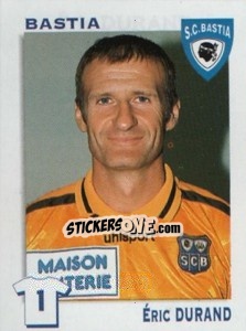 Sticker Eric Durand - FOOT 1999-2000 n. 25 - Panini