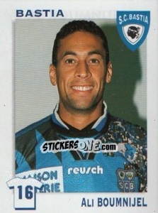 Figurina Ali Boumnijel - FOOT 1999-2000 - Panini