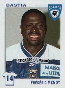 Figurina Frederic Mendy - FOOT 1999-2000 - Panini