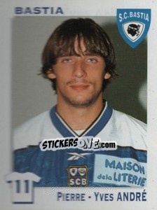 Sticker Pierre-Yves Andre - FOOT 1999-2000 n. 37 - Panini