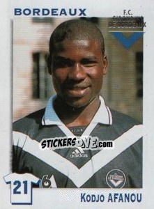 Sticker Kodjo Afanou - FOOT 1999-2000 - Panini