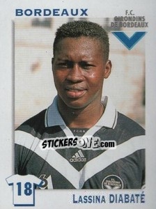 Figurina Lassina Diabate - FOOT 1999-2000 n. 53 - Panini