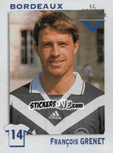 Sticker Francois Grenet - FOOT 1999-2000 - Panini