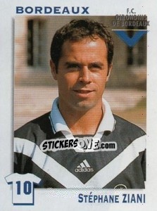 Sticker Stephane Ziani - FOOT 1999-2000 - Panini