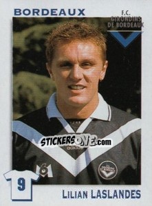 Sticker Lilian Laslandes - FOOT 1999-2000 n. 62 - Panini