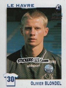 Figurina Olivier Blondel - FOOT 1999-2000 n. 67 - Panini