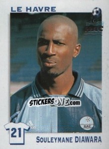 Figurina Souleymane Diawara (Mohamed Camara) - FOOT 1999-2000 n. 71 - Panini