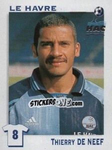 Sticker Thierry De Neef - FOOT 1999-2000 n. 76 - Panini