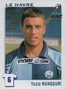 Sticker Yazid Mansouri - FOOT 1999-2000 n. 78 - Panini