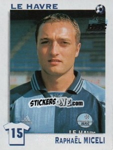 Cromo Raphael Miceli - FOOT 1999-2000 - Panini