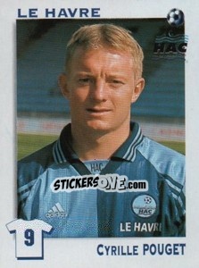 Sticker Cyrille Pouget - FOOT 1999-2000 n. 84 - Panini