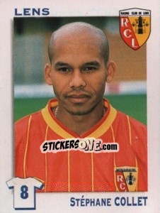Sticker Stephane Collet - FOOT 1999-2000 n. 96 - Panini
