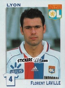 Sticker Florent Laville - FOOT 1999-2000 n. 117 - Panini