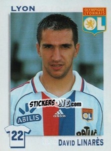 Sticker David Linares - FOOT 1999-2000 n. 121 - Panini