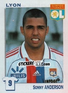 Sticker Sonny Anderson - FOOT 1999-2000 n. 123 - Panini