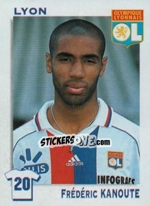 Sticker Frederic Kanoute - FOOT 1999-2000 n. 125 - Panini