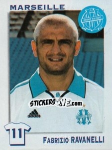 Sticker Fabrizio Ravanelli - FOOT 1999-2000 n. 147 - Panini