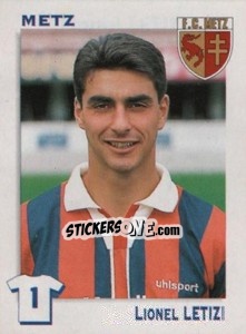 Figurina Lionel Letizi - FOOT 1999-2000 - Panini