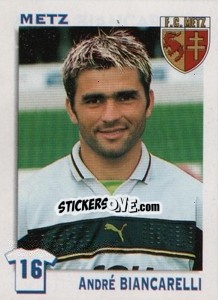 Sticker Andre Biancarelli - FOOT 1999-2000 - Panini