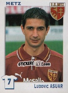 Sticker Ludovic Asuar - FOOT 1999-2000 n. 158 - Panini