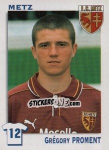 Cromo Gregory Proment - FOOT 1999-2000 n. 162 - Panini