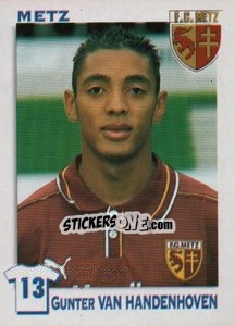 Sticker Gunter van Handenhoven - FOOT 1999-2000 - Panini